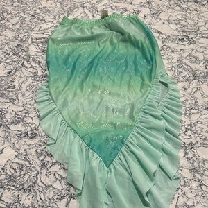 Mint Green Ruffled Mermaid Skirt Coverup